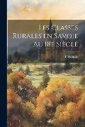 Les classes rurales en Savoie au 18e siècle - F. B. Vermale