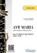 Clarinet Quartet "Ave Maria" by Schubert (score & parts) - Franz Schubert
