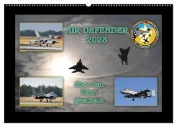 Cover-Bild zum Titel 'AIR DEFENDER 2023 - über den Zaun geschaut (Wandkalender 2026 DIN A2 quer), CALVENDO Monatskalender' von ''