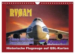 Historische Flugzeuge auf QSL-Karten (Wandkalender 2026 DIN A4 quer), CALVENDO Monatskalender - Henning von Löwis of Menar