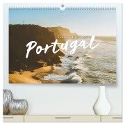 Sonnige Grüße aus Portugal (hochwertiger Premium Wandkalender 2026 DIN A2 quer), Kunstdruck in Hochglanz - Happy Monkey