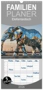Cover-Bild zum Titel 'Familienplaner 2026 - Elefantastisch mit 5 Spalten (Wandkalender, 21 x 45 cm) CALVENDO' von 'Cathrin Illgen'
