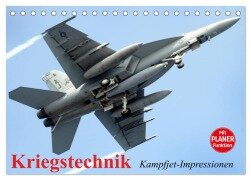 Kriegstechnik. Kampfjet-Impressionen (Tischkalender 2025 DIN A5 quer), CALVENDO Monatskalender - Elisabeth Stanzer