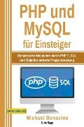 Cover-Bild zum Titel 'PHP und MySQL für Einsteiger' von 'Michael Bonacina'