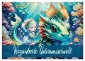 Verzauberte Unterwasserwelt (Wandkalender 2025 DIN A2 quer), CALVENDO Monatskalender - Dusanka Djeric