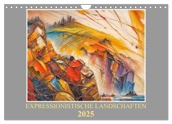 Expressionistische Landschaften (Wandkalender 2025 DIN A4 quer), CALVENDO Monatskalender - Werner Braun