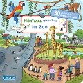 Cover-Bild zum Titel 'Hör mal (Soundbuch): Wimmelbuch: Im Zoo' von 'Julia Hofmann'