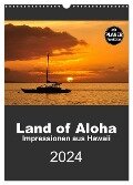 Hawaii - Land of Aloha (Wandkalender 2024 DIN A3 hoch), CALVENDO Monatskalender - Uwe Bade