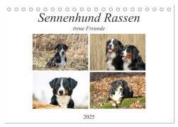 Sennenhund Rassen (Tischkalender 2025 DIN A5 quer), CALVENDO Monatskalender - SchnelleWelten SchnelleWelten