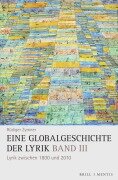 Cover-Bild zum Titel 'Eine Globalgeschichte der Lyrik/Bd. III' von 'Rüdiger Zymner'