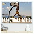 Basketball Action (hochwertiger Premium Wandkalender 2024 DIN A2 quer), Kunstdruck in Hochglanz - Boris Robert