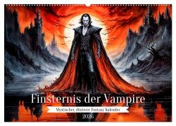 Finsternis der Vampire - Mystischer düsterer Fantasy Kalender (Wandkalender 2026 DIN A2 quer), CALVENDO Monatskalender - Anja Frost