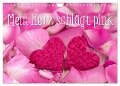 Mein Herz schlägt pink (Wandkalender 2024 DIN A4 quer), CALVENDO Monatskalender - Andrea Haase