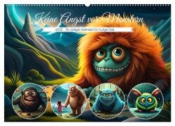 Keine Angst vor Monstern (Wandkalender 2025 DIN A2 quer), CALVENDO Monatskalender - Ursula Di Chito