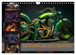 Motorrad illusionen (Wandkalender 2025 DIN A4 quer), CALVENDO Monatskalender - Dirk Meutzner