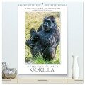 Emotionale Momente: Aus dem Leben der Familie Gorilla. (hochwertiger Premium Wandkalender 2024 DIN A2 hoch), Kunstdruck in Hochglanz - Ingo Gerlach GDT
