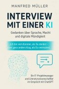 Cover-Bild zum Titel 'Interview mit einer KI' von 'Manfred Müller'