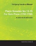 Piano Sonatas No.13-15 by Wolfgang Amadeus Mozart for Solo Piano (1783-1788) K.333/315c K.457 K.533 - Wolfgang Amadeus Mozart