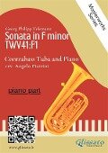 (piano part) Sonata in F minor - Contrabass Tuba and Piano - Angelo Piazzini, Georg Philipp Telemann