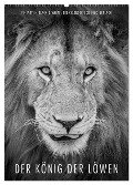 FineArt in Black and White: Der König der Löwen (Wandkalender 2025 DIN A2 hoch), CALVENDO Monatskalender - Ingo Gerlach
