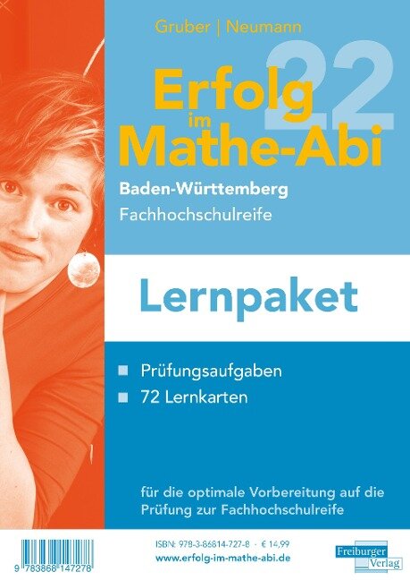 Erfolg in der Mathe-Prüfung Fachhochschulreife 2022 Lernpaket Baden-Württemberg - Helmut Gruber, Robert Neumann