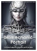 Biomechanic Portrait - Schönheit zwischen Mensch und Maschine (Wandkalender 2024 DIN A4 hoch), CALVENDO Monatskalender - Ulrich Allgaier (Ullision)