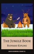 Cover-Bild zum Titel 'The Jungle Book' von 'Rudyard Kipling, Zenith Evergreen Literary Co.'