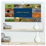 Safari njema - Safari Impressionen Kenia (hochwertiger Premium Wandkalender 2026 DIN A2 quer), Kunstdruck in Hochglanz - Susan Michel