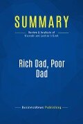 Cover-Bild zum Titel 'Summary: Rich Dad, Poor Dad' von 'Businessnews Publishing'