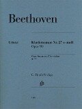 Klaviersonate Nr. 27 e-moll Opus 90 - Ludwig van Beethoven