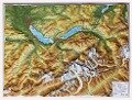 Cover-Bild zum Titel 'Relief Berner Oberland klein 1:200.000' von 'André Markgraf, Mario Engelhardt'