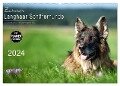 Zauberhafte Langhaar Schäferhunde (Wandkalender 2024 DIN A2 quer), CALVENDO Monatskalender - Petra Schiller