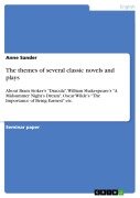 Cover-Bild zum Titel 'The themes of several classic novels and plays' von 'Anne Sander'