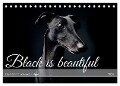 Black is beautiful (Tischkalender 2024 DIN A5 quer), CALVENDO Monatskalender - Andrea Redecker