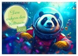 Tiere erobern den Weltraum (Wandkalender 2026 DIN A3 quer), CALVENDO Monatskalender - Rupert Kowalski