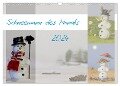 Schneemann des Monats 2024 (Wandkalender 2024 DIN A3 quer), CALVENDO Monatskalender - Brigitte Schlögl