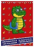 Grundschule Tier Kalender - Tier Wandkalender für Vorschule, Grundschule und Kinderzimmer (Tischkalender 2025 DIN A5 hoch), CALVENDO Monatskalender - Steckandose Dmr