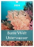 Bunte Welt Unterwasser (Wandkalender 2024 DIN A4 hoch), CALVENDO Monatskalender - Bianca Schumann