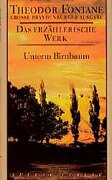 Cover-Bild zum Titel 'Unterm Birnbaum' von 'Theodor Fontane'