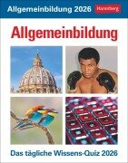 Cover-Bild zum Titel 'Allgemeinbildung Tagesabreißkalender 2026 - Das tägliche Wissens-Quiz' von 'Berthold Budde'