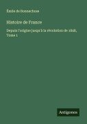Histoire de France - Émile de Bonnechose
