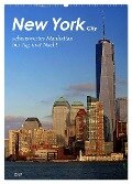 New York - sehenswertes Manhattan bei Tag und Nacht (Wandkalender 2024 DIN A2 hoch), CALVENDO Monatskalender - Jana Thiem-Eberitsch
