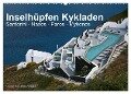 Inselhüpfen Kykladen Santorini - Naxos - Paros - Mykonos (Wandkalender 2024 DIN A2 quer), CALVENDO Monatskalender - Günter Franz Müller Fotografie