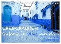 Chefchaouen - Sinfonie in Blau und Weiß (Tischkalender 2024 DIN A5 quer), CALVENDO Monatskalender - Elke Karin Bloch