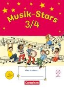 Cover-Bild zum Titel 'Musik-Stars - Grundwissen 3./4. Schuljahr - Übungsheft mit Lösungen und Audio-CD' von 'Solveig Wezel'