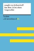 Aus dem Leben eines Taugenichts von Joseph von Eichendorff: Lektüreschlüssel mit Inhaltsangabe, Interpretation, Prüfungsaufgaben mit Lösungen, Lernglossar. (Reclam Lektüreschlüssel XL) - Theodor Pelster