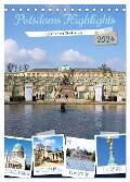 Potsdams Highlights (Tischkalender 2024 DIN A5 hoch), CALVENDO Monatskalender - Gisela Kruse