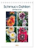 Schmuck-Dahlien (Tischkalender 2025 DIN A5 hoch), CALVENDO Monatskalender - Gierok, Steffen Magic Artist Design
