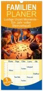 Familienplaner 2025 - Lustige Urzeit Momente - Ein Jahr voller Steinzeitspaß mit 5 Spalten (Wandkalender, 21 x 45 cm) CALVENDO - Dirk Meutzner
