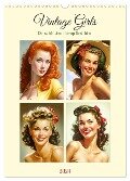 Vintage Girls. Die schönsten Pin-up Gesichter (Wandkalender 2024 DIN A3 hoch), CALVENDO Monatskalender - Rose Hurley